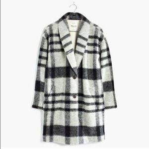 Madewell Florence Plaid Wool Coat